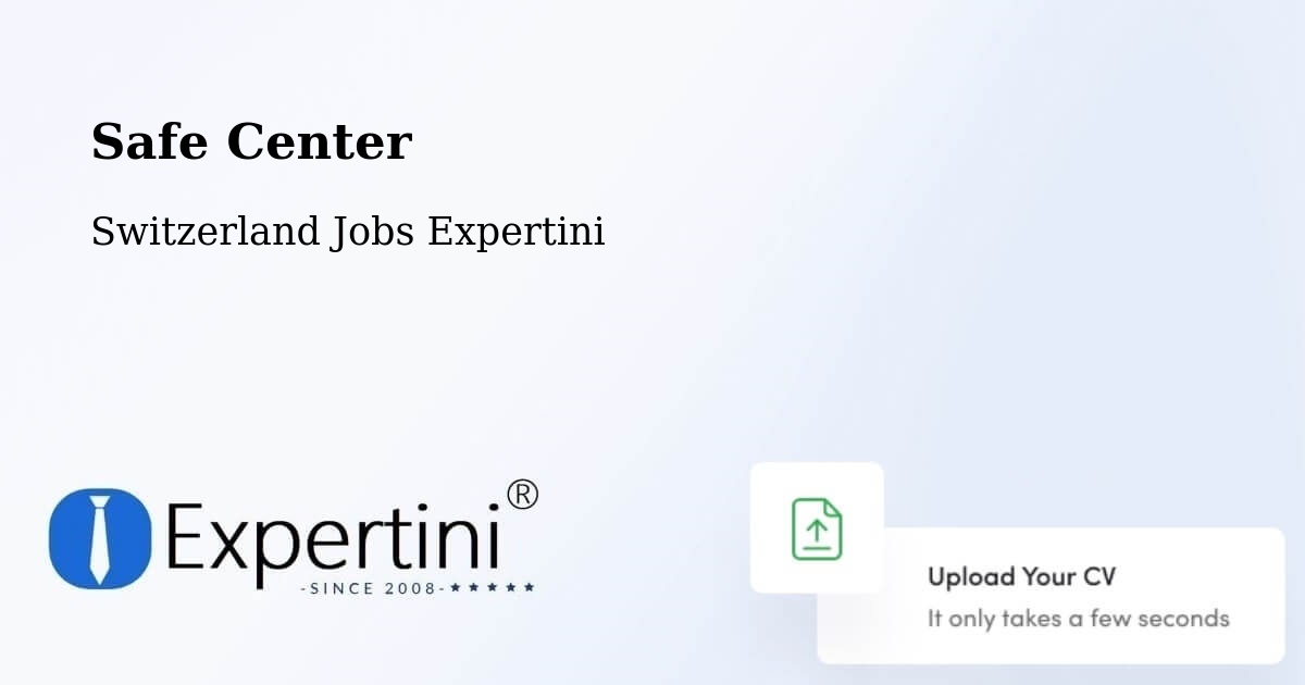 Safety Center – Andermatt - Switzerland Jobs Expertini